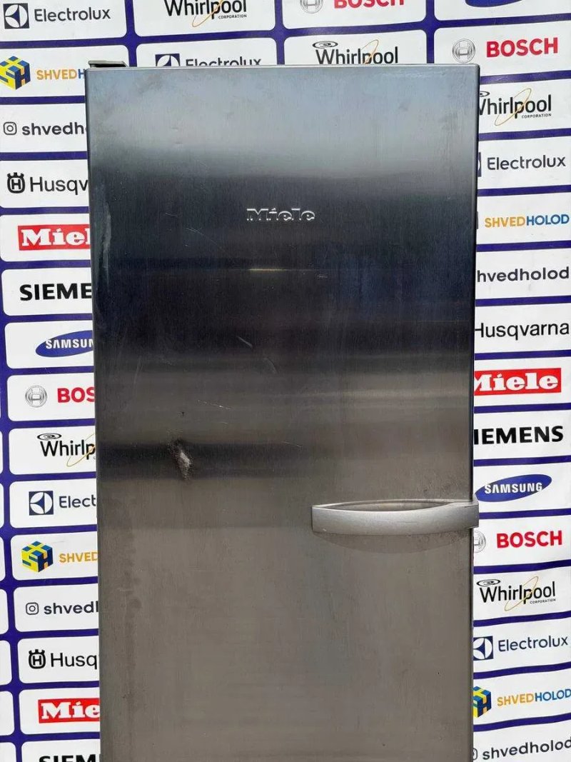 Холодильна шафа б/в Miele 350л нержавійка Німеччина #08431 — фото 4