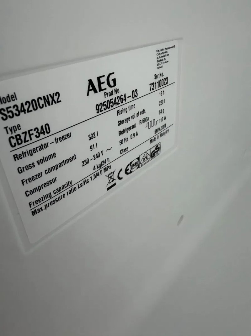 Холодильник AEG CBZF340 — фото 8