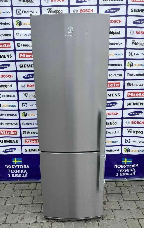 Холодильник б/в Electrolux 323л металік з Європи ГАРАНТІЯ #08256