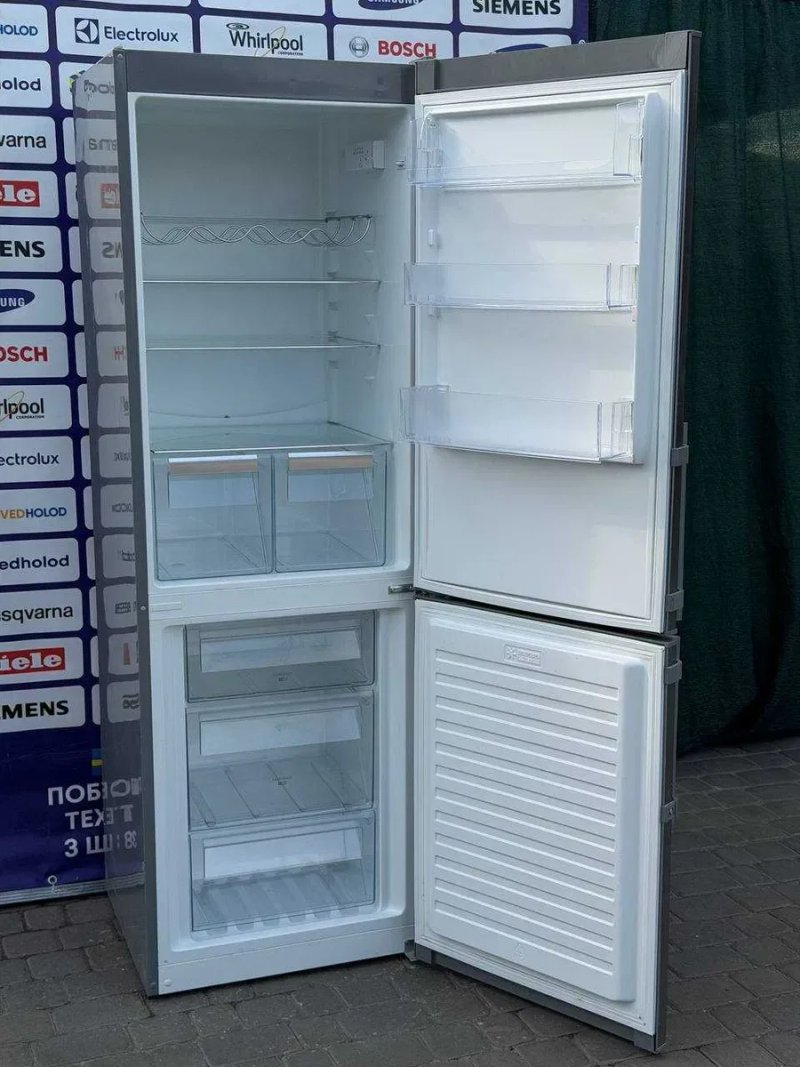Холодильник б/в Electrolux No Frost 185см металік з Європи #08284 — фото 5