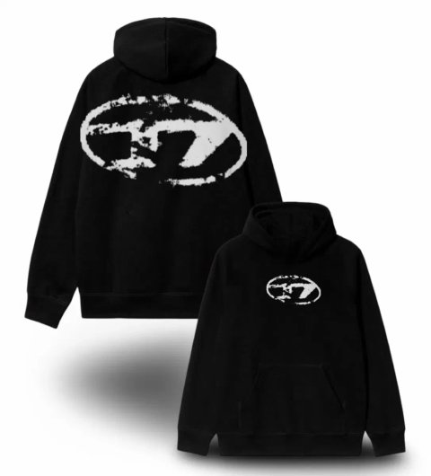 Худи Diesel Logo унисекс дизель кофта толстовка лонгслив черная