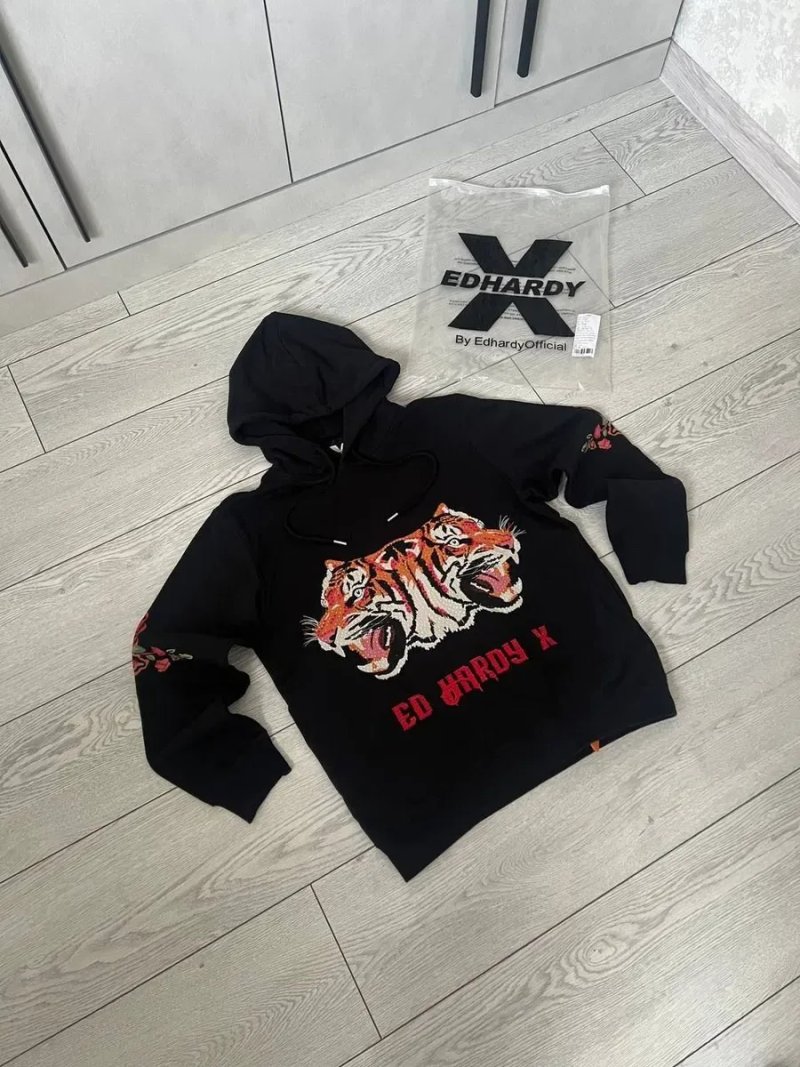 Худі "Ed hardy х" оригінальна зі стразами — фото 2