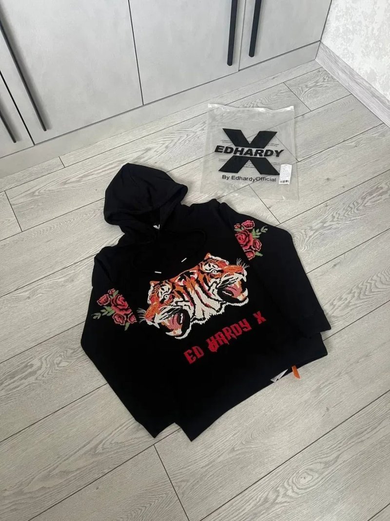 Худі "Ed hardy х" оригінальна зі стразами — фото 3