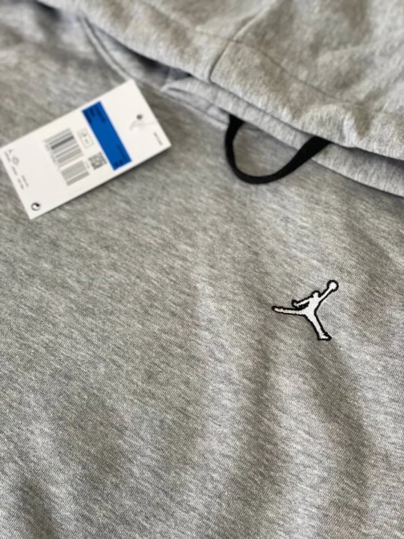 Худі Jordan Essential сіре/ чоловіча сіра кофта джордан/светр/толстовк — фото 3