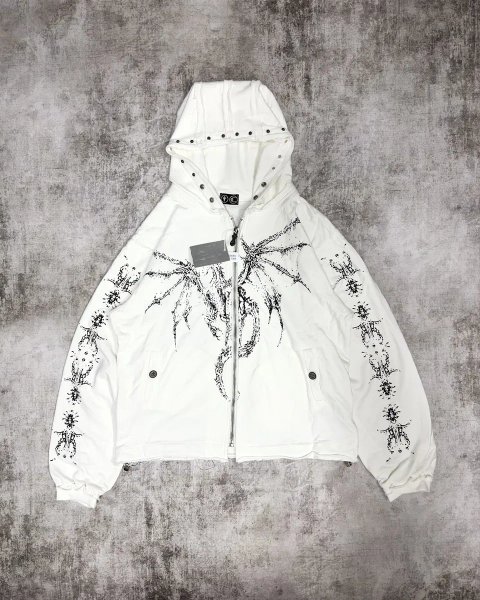 Худі кофта Thug Club hoodie white balenciaga archive opium зіпка M-L