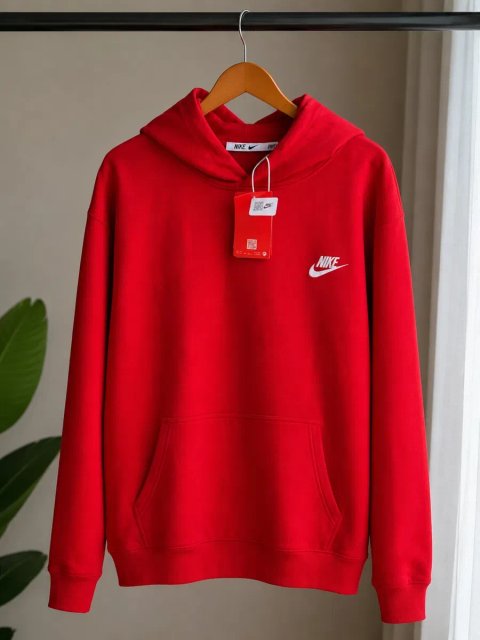 Худі Nike червоне з капюшоном преміум якості