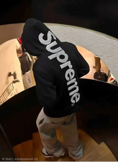 Худи supreme Supreme Big logo суприм Худак кофта биг лого бомбер балахон Satin Appliqué