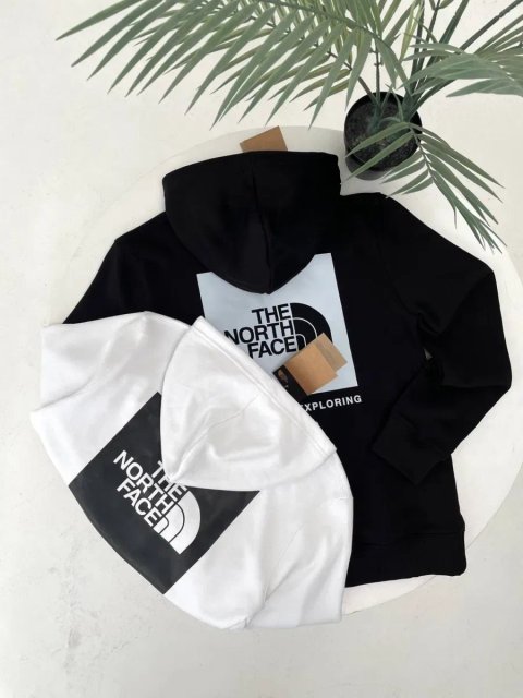 Худі The North Face Box Logo чорне/ біла кофта тнф чоловіча з лого/tnf