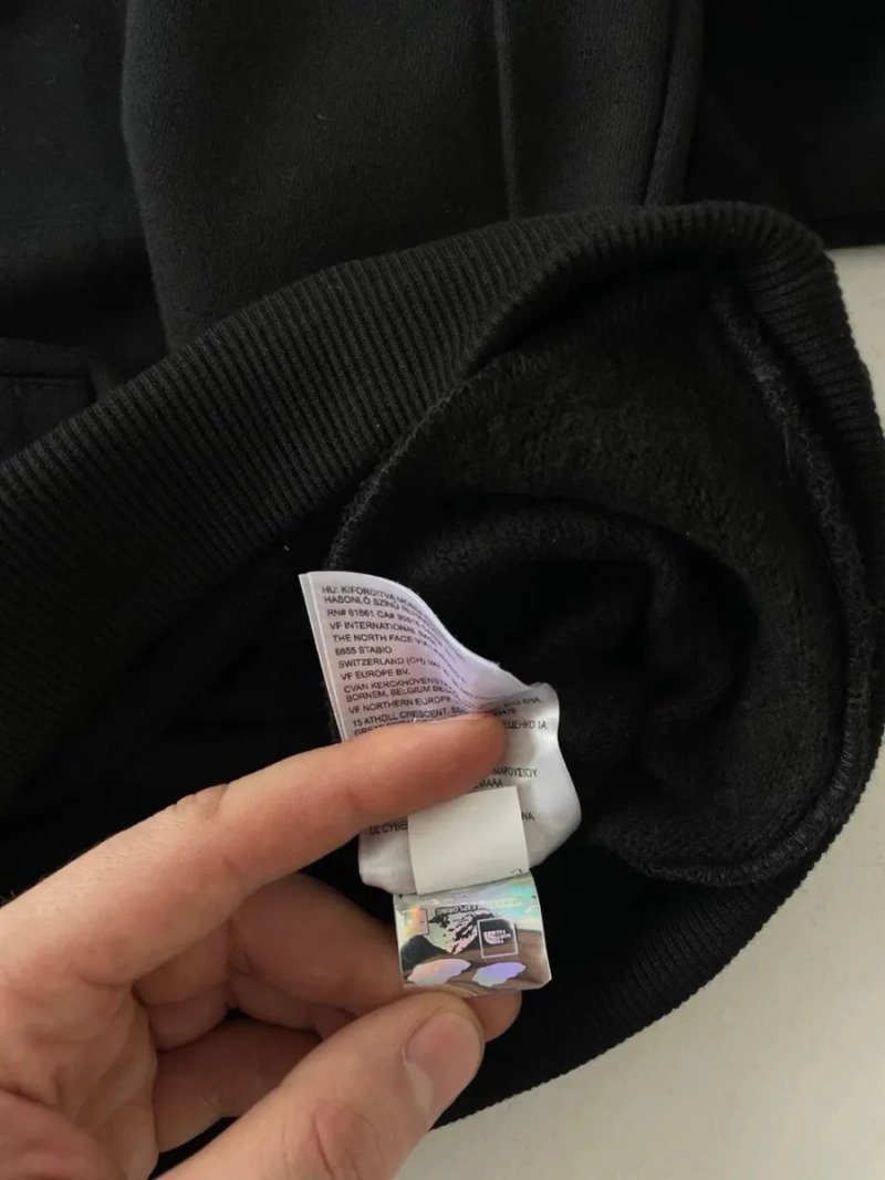 Худі The North Face Box Logo чорне/ біла кофта тнф чоловіча з лого/tnf — фото 5