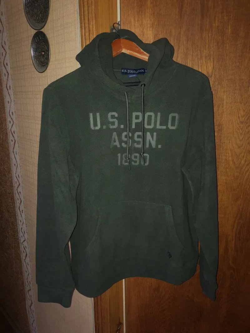Худі з полару (флісу) US Polo Assn (оригінал) М, L — фото 4