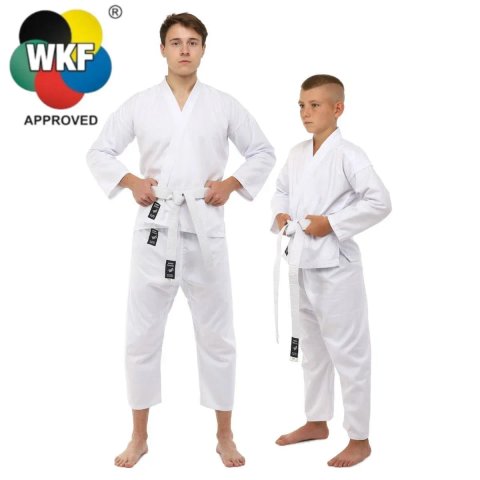 Кімоно біле чорне карате айкідо джиу джитсу кимоно кімано WKFсамовивіз