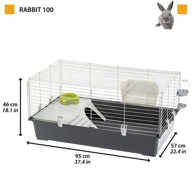 Клітка НОВА для кроля RABBIT 100, 120, Double, Tris Ferplast Клітка для крол — фото 2