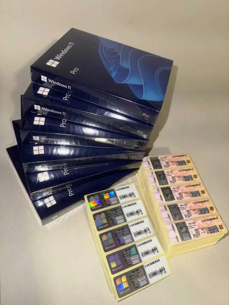 Ключ Windows 11та10 PRO HOME Наклейка Стікер Ліцензія OEM Stickers COA — фото 3