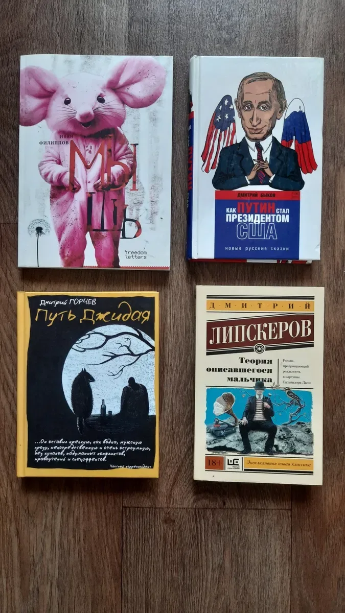 8 книг: Сорокин, Быков, Филиппов, Горчев, Липскеров, Трегубова, Тарасов, * — фото 5