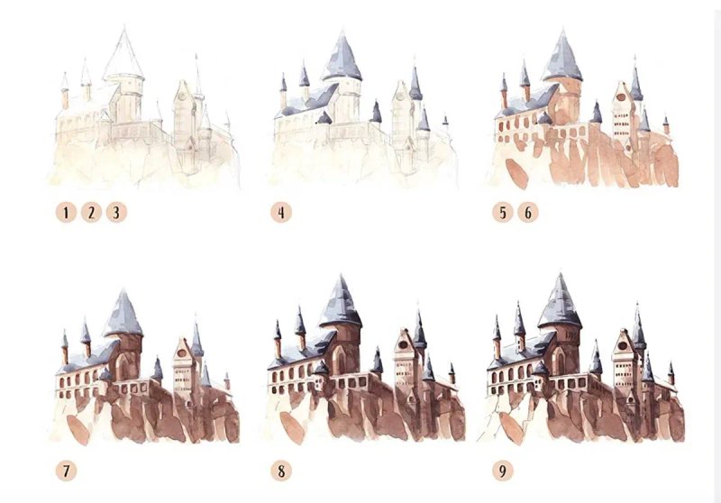 Книга Harry Potter. Watercolour Magic/Гаррі Поттер. Магія акварелі — фото 5