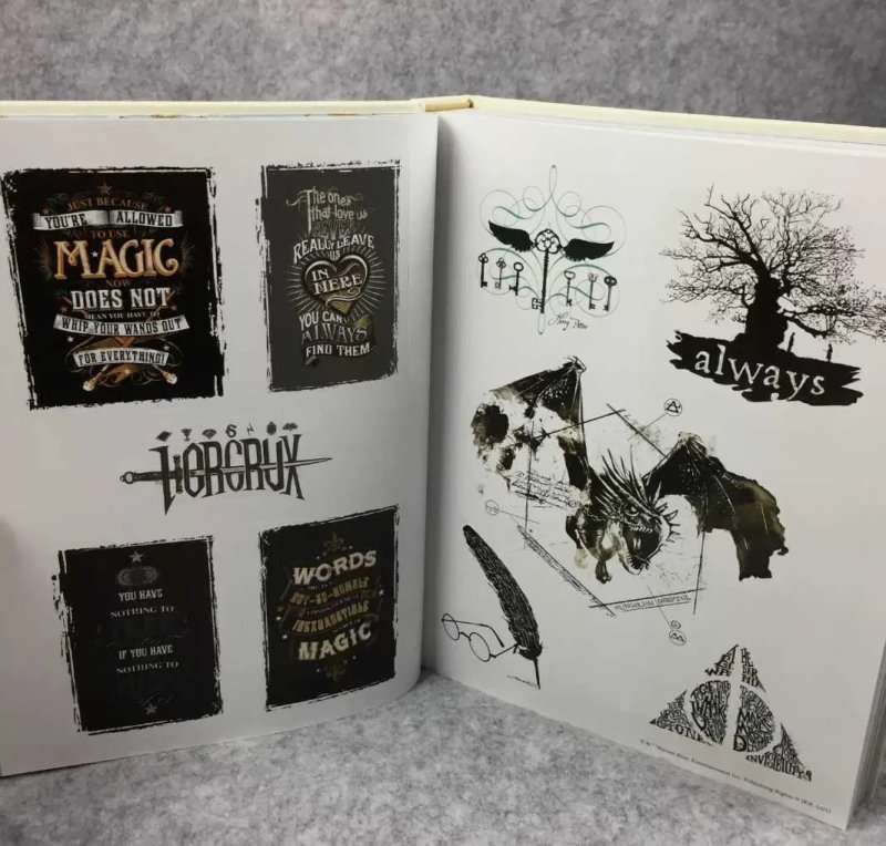 Книга Harry Potter World of Stickers: Art from the Wizarding — фото 4