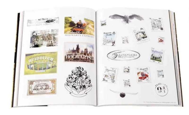 Книга Harry Potter World of Stickers: Art from the Wizarding — фото 7