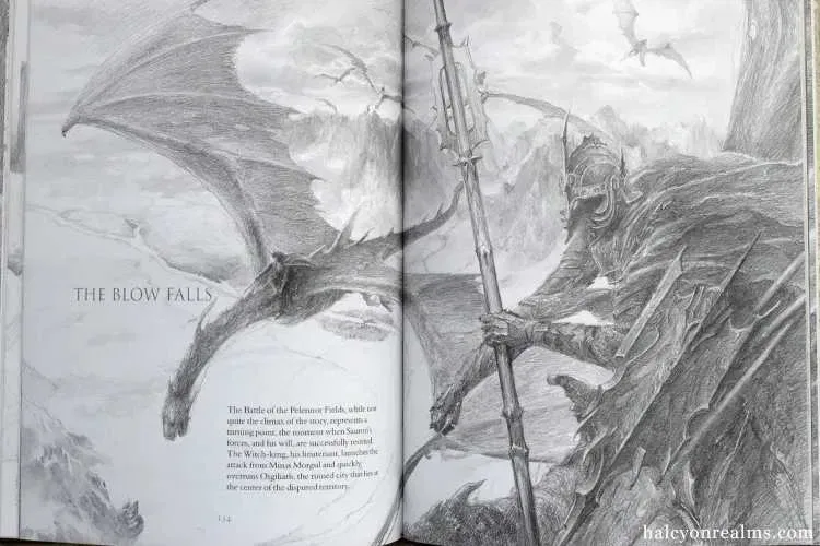 Книга The Lord of the Rings Sketchbook — Alan Lee — фото 4