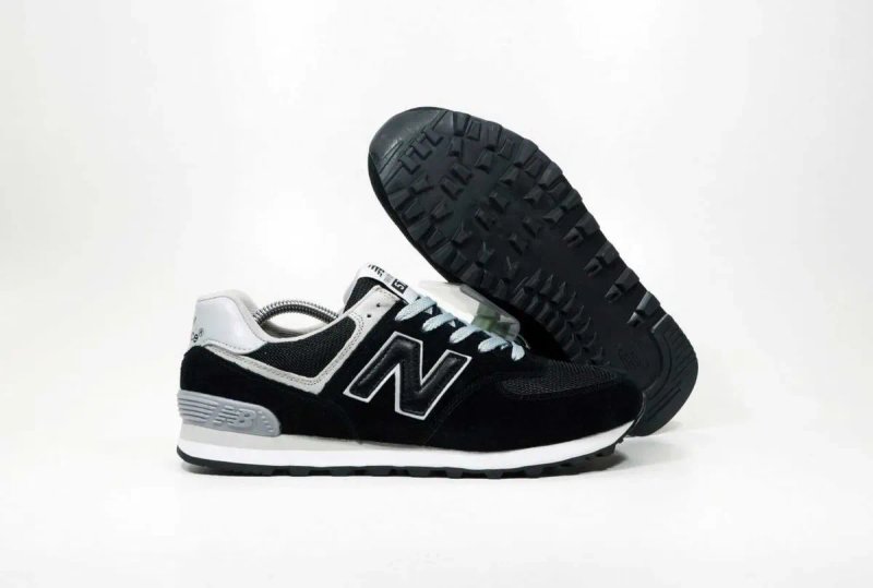 Код 1925 Кросівки взуття New Balance 574 чорні (36-45) NB В'єтнам — фото 4