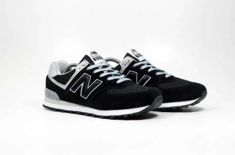 Код 1925 Кросівки взуття New Balance 574 чорні (36-45) NB В'єтнам — фото 6