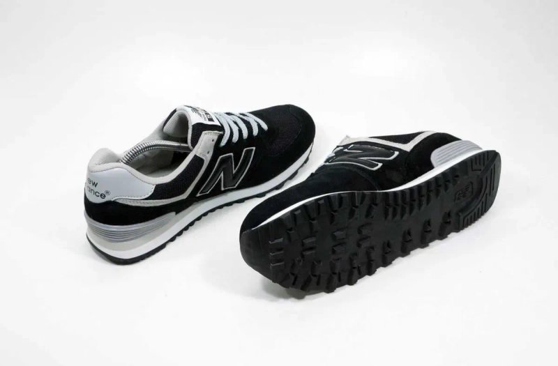 Код 1925 Кросівки взуття New Balance 574 чорні (36-45) NB В'єтнам — фото 7