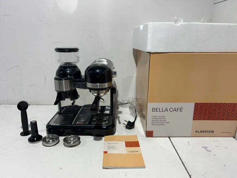 Кофемашина кофеварка с кофемолкой Klarstein Bella Café 20 бар 7.5 кг — фото 7