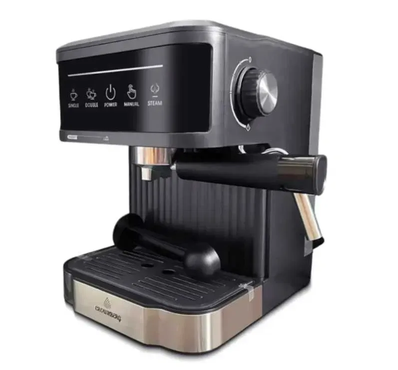 Кофемашина сенсорная рожковая Crownberg CB-1572 1,8л, 1200Вт с капучинатором, кофеварка кавомашинка, кавоварка, розница и опт — фото 3