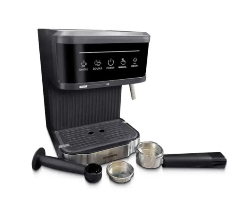 Кофемашина сенсорная рожковая Crownberg CB-1572 1,8л, 1200Вт с капучинатором, кофеварка кавомашинка, кавоварка, розница и опт — фото 5