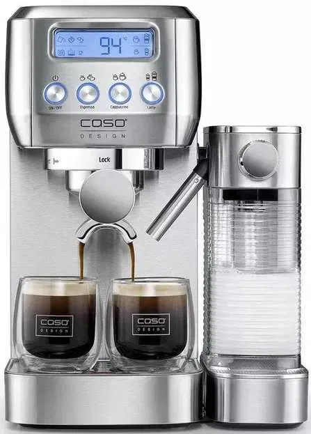 Кофеварка Caso Espresso Gourmet Latte рожковая кофемашина. Кавоварка — фото 2
