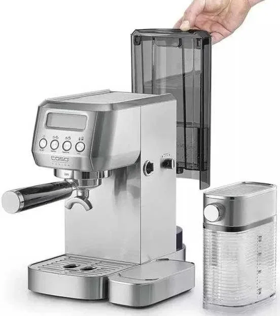 Кофеварка Caso Espresso Gourmet Latte рожковая кофемашина. Кавоварка — фото 3