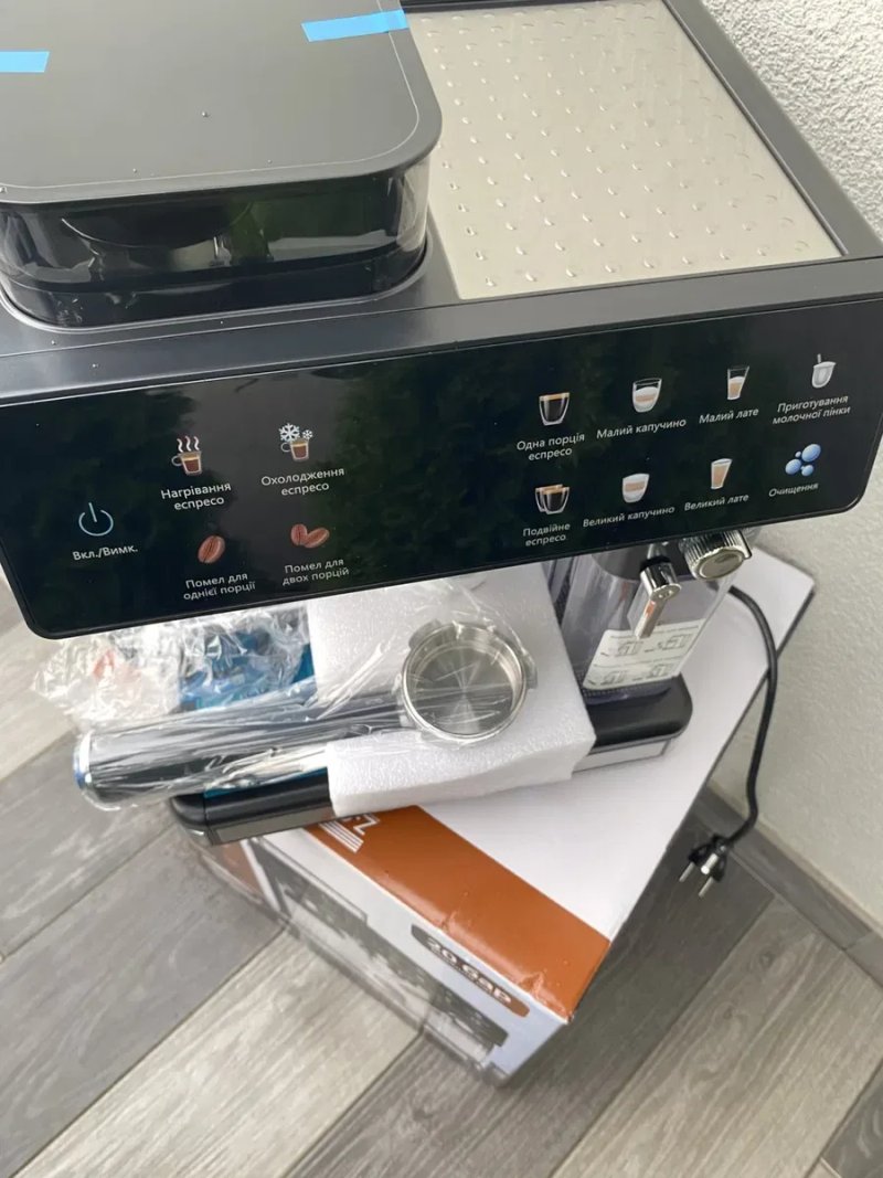 кофейный аппарат кавоварка кофемашина Zepline ZP-3000 Вт  20 Bar 220v — фото 6