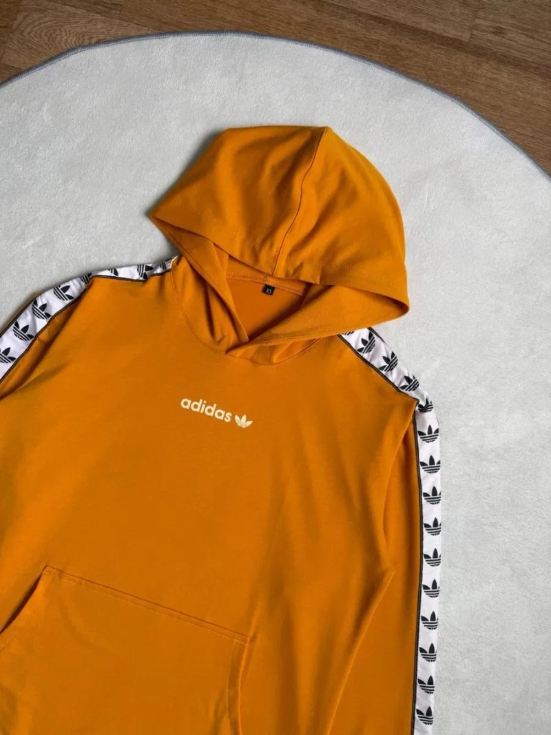 Кофта Adidas з лампасами | Худі Адідас чоловіче | Adidas кофта з капюшоном — фото 3