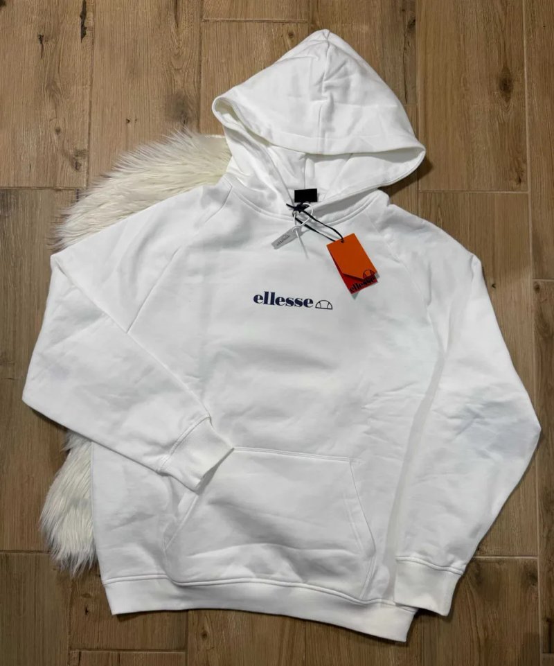 Кофта Еліс | Худі ELLESSE | в білому кольорі всі розміри в наявності - ОРИГІНАЛ — фото 6