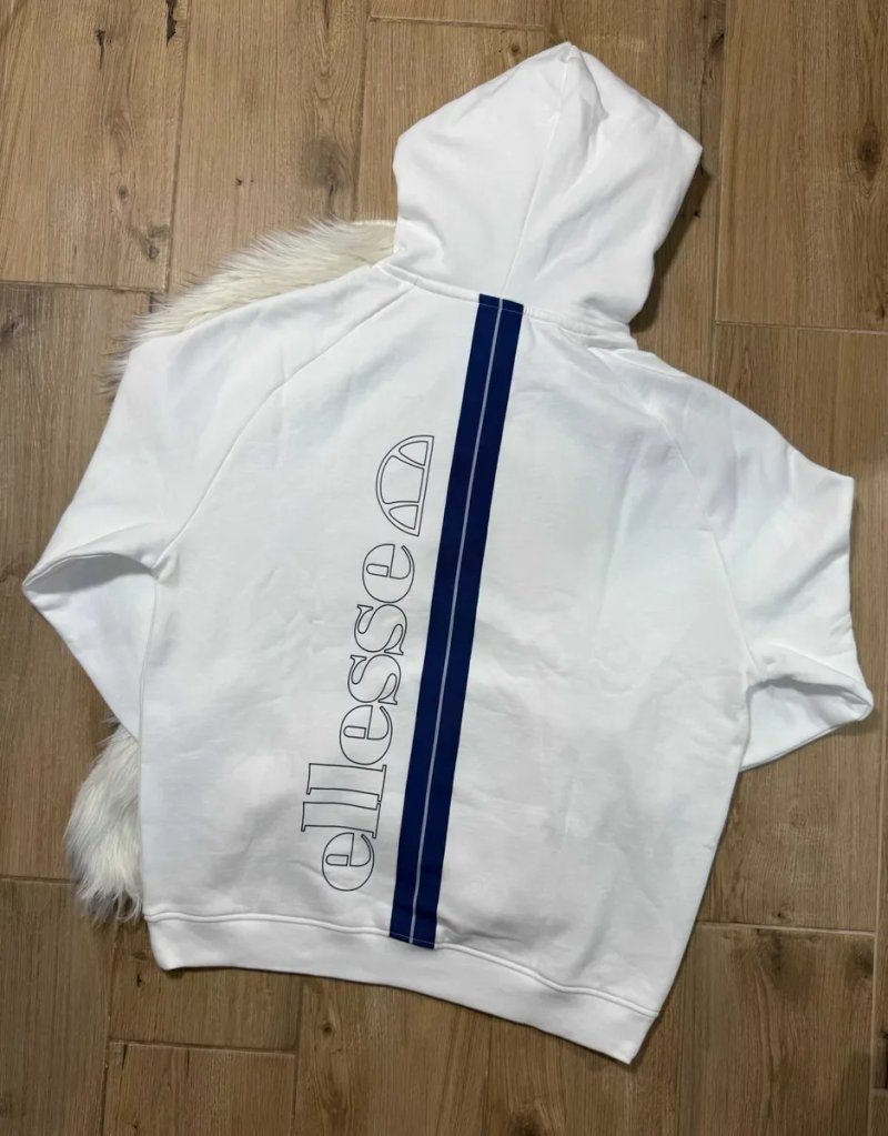 Кофта Еліс | Худі ELLESSE | в білому кольорі всі розміри в наявності - ОРИГІНАЛ — фото 7