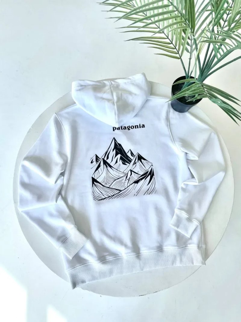Кофта Patagonia чорна/ біле худі патагонія / чоловіча кофта patagonia — фото 3
