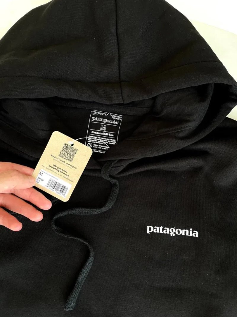 Кофта Patagonia чорна/ біле худі патагонія / чоловіча кофта patagonia — фото 6