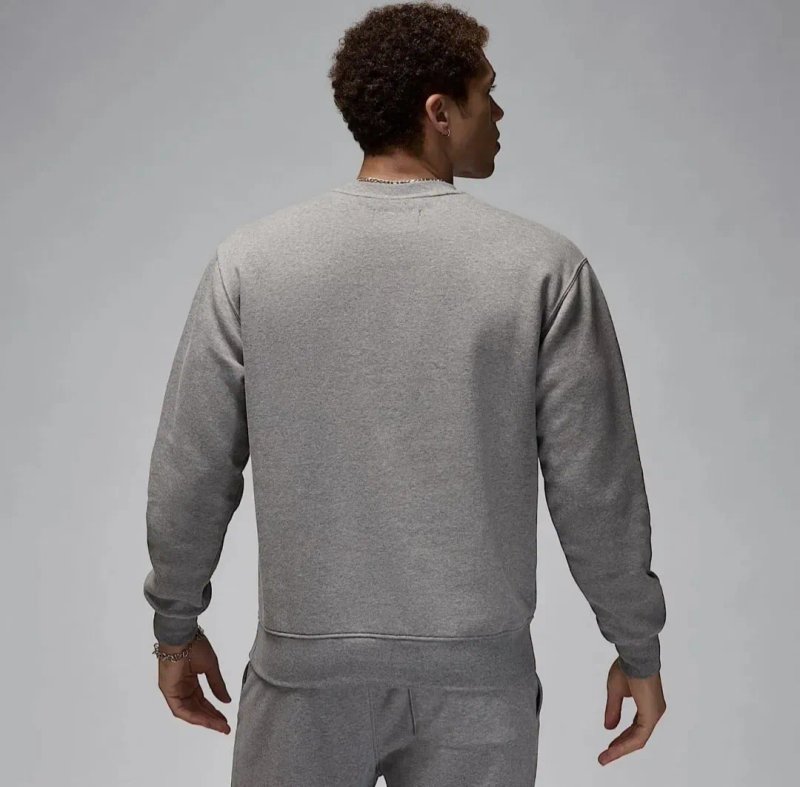 Кофта свитшот толстовка Air Jordan Brooklyn Fleece Grey FV7293-091 original — фото 6