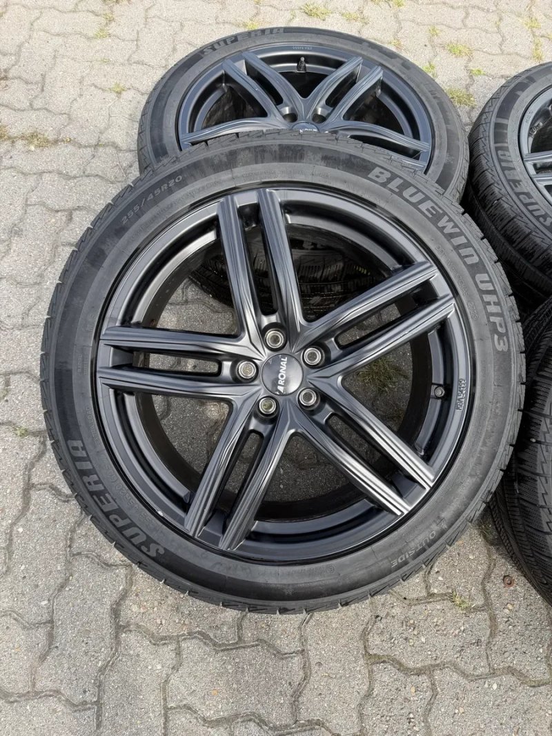 Колеса диски 20 5 112 R20 255 45 ауді Audi Q5 Q4 E-tron Q7 A6 S6 A7 Volkswagen ID4 ID5 Туарег Skoda Enyaq Elroq Cupra Mercedes GL ML GLC BMW X3 X4 X5 — фото 5