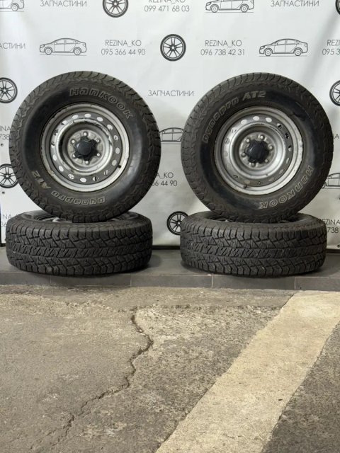 Колеса в зборі 255/70 R16 Hankook,диски 6х139.7 R16 Ford Ranger