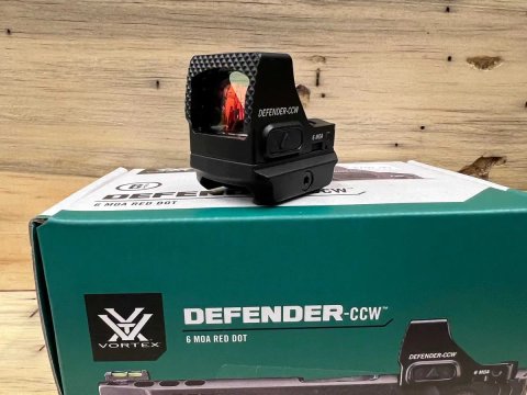 Коліматор Vortex Defender-CCW 6 MOA Пістолетний коліматорний приціл вортекс