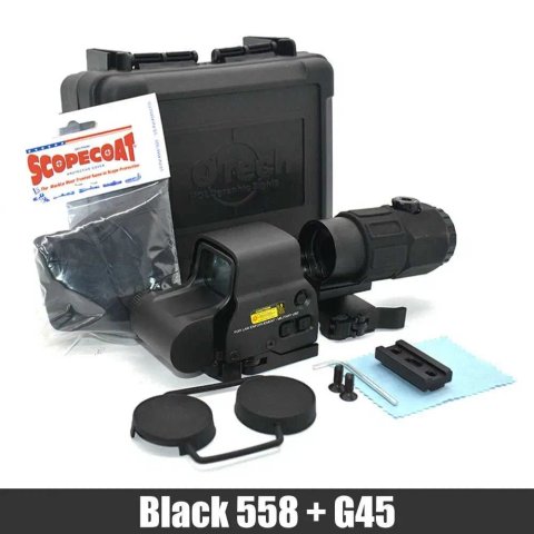 Коллиматор EOTech 558 + 5х Магнифер EOTech G45 / прицел для АК, АР