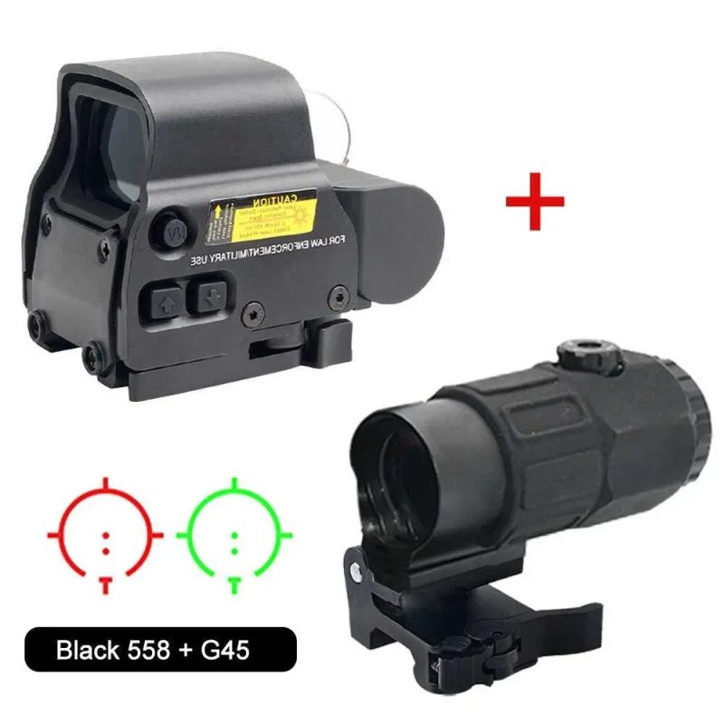 Коллиматор EOTech 558 + 5х Магнифер EOTech G45 / прицел для АК, АР — фото 7