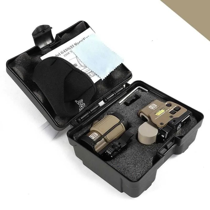 Коллиматор EOTech 558 + Магнифер EOTech G43 / Комбо набор для АК, АР — фото 3