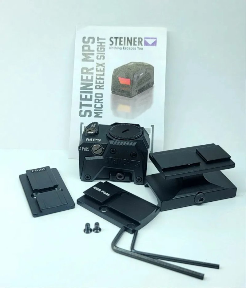Коллиматор Steiner MPS Micro Reflex Sight  + райзер для пикатинни вивера — фото 4