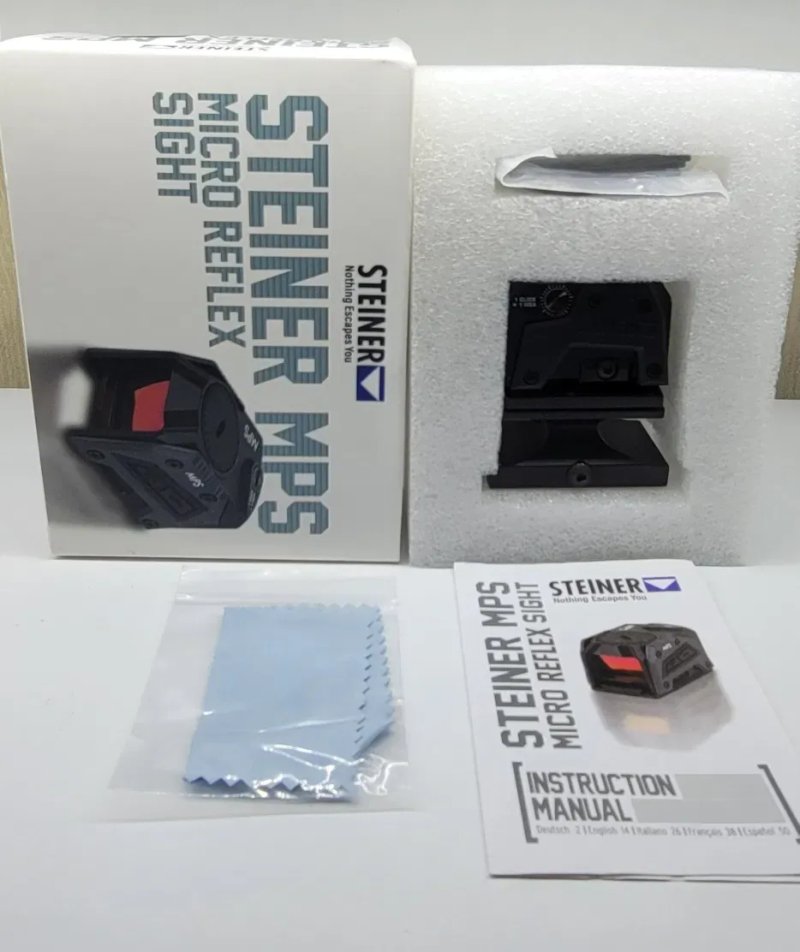 Коллиматор Steiner MPS Micro Reflex Sight  + райзер для пикатинни вивера — фото 8