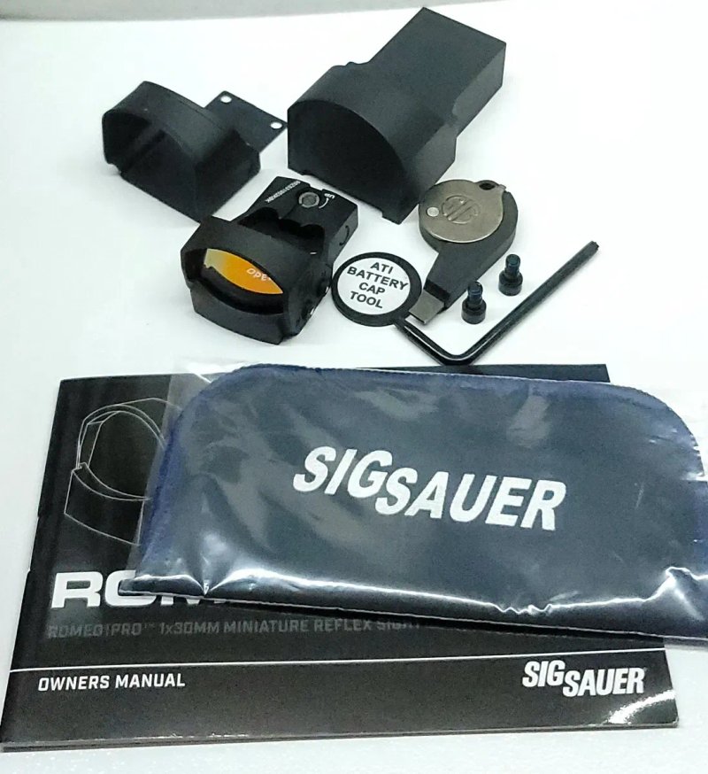 Коллиматорный прицел открытого типа Sigsauer ROMEO1PRO 1X30 MM 3MOA(SOR1P100) — фото 2
