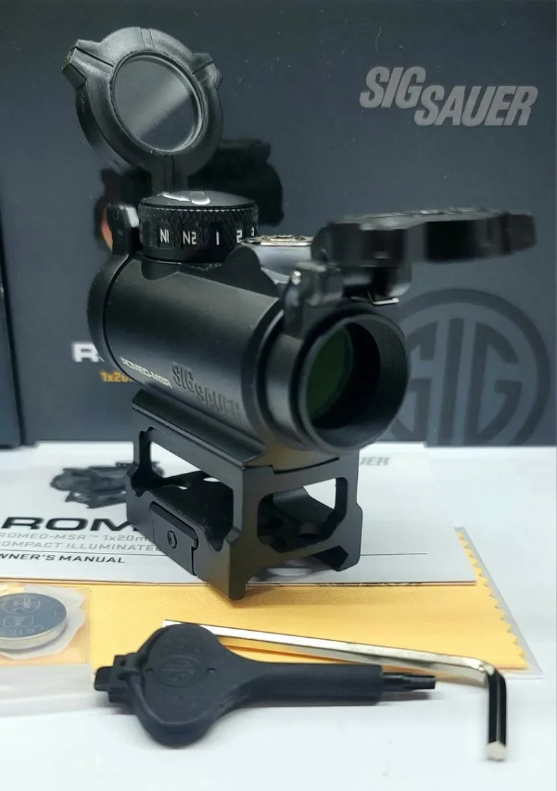 Коллиматорный прицел SIG SAUER ROMEO-MSR 1x20 Compact Red Dot Sight — фото 2