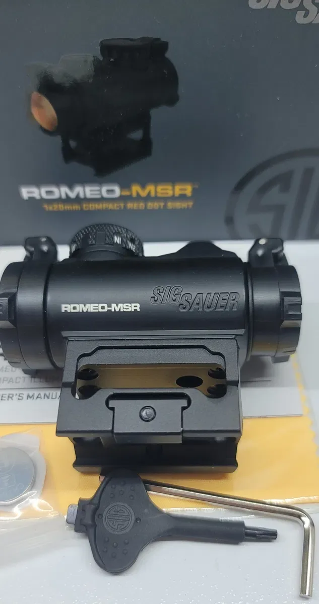 Коллиматорный прицел SIG SAUER ROMEO-MSR 1x20 Compact Red Dot Sight — фото 5