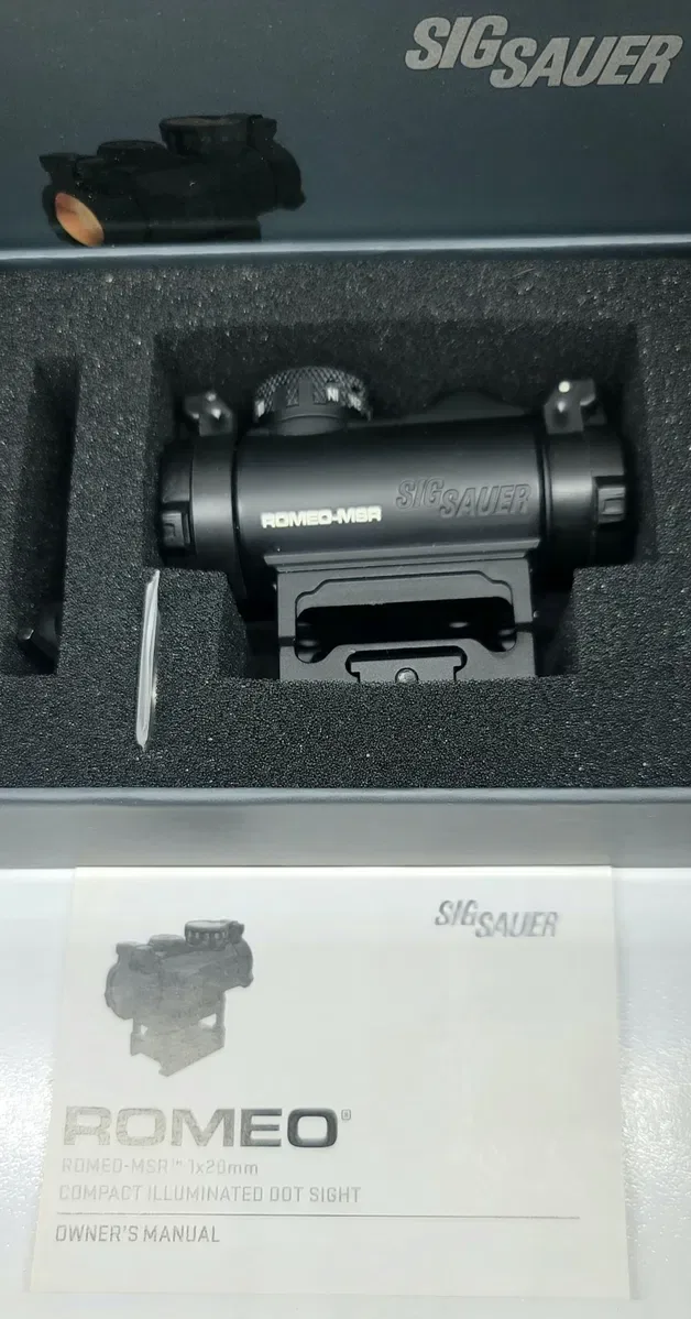 Коллиматорный прицел SIG SAUER ROMEO-MSR 1x20 Compact Red Dot Sight — фото 7