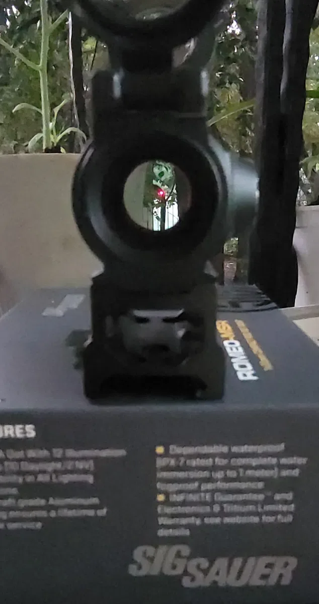 Коллиматорный прицел SIG SAUER ROMEO-MSR 1x20 Compact Red Dot Sight — фото 8